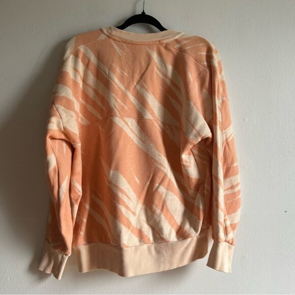 Sweaty Betty Orange Abstract Zebra Print Relaxed Sweatshirt - Picture 7 of 9